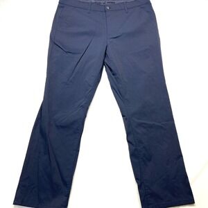 Vintage Weatherproof Golf Pants Men's 38 X 30 Navy Blue Regular Fit Straight Leg